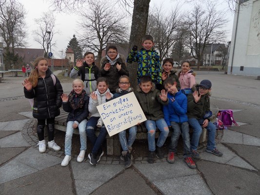 2019 - Dank der Schüler der GWRS für die Spende